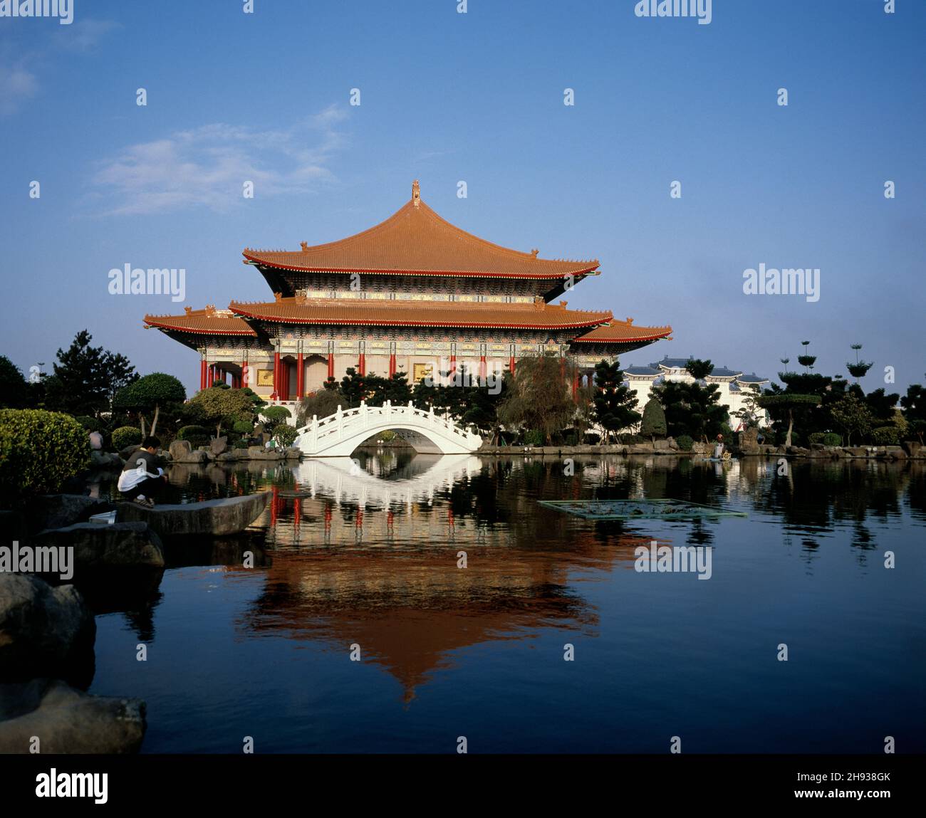 Taiwan. Taipei City. Liberty Square. Nationaltheater und Konzertsaal. Stockfoto