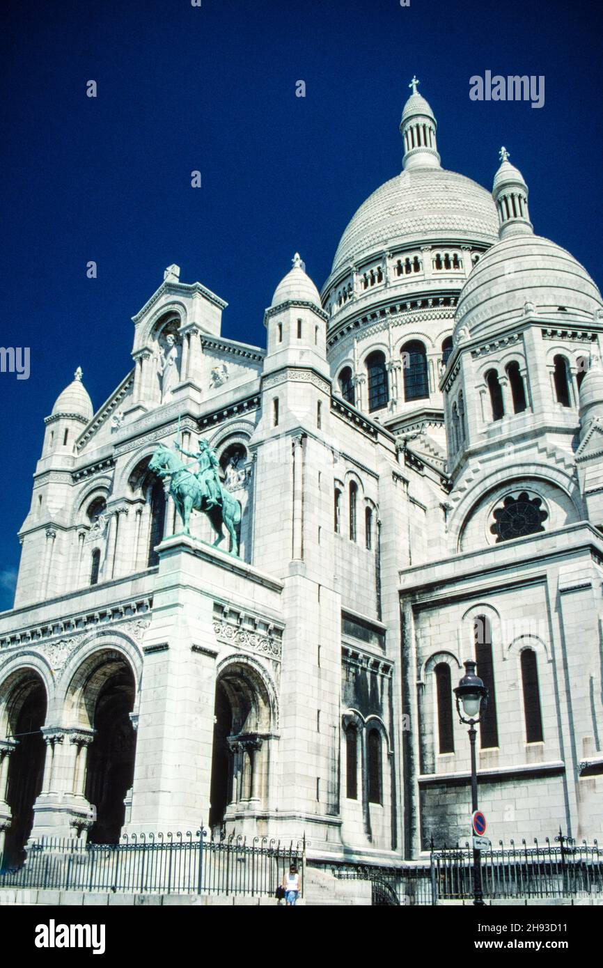 Basilika, Sacré Coeur de Montmartre, Sacré-Cœur, Paris, Frankreich Stockfoto