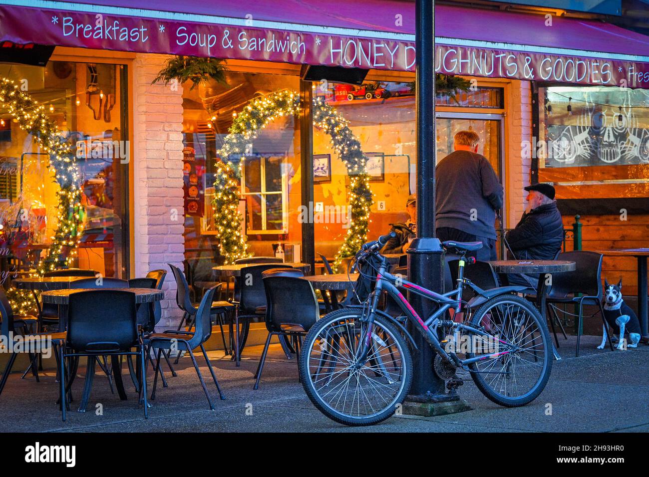 Honey Donuts and Goodies, Deep Cove, North Vancouver, British Columbia, Kanada Stockfoto