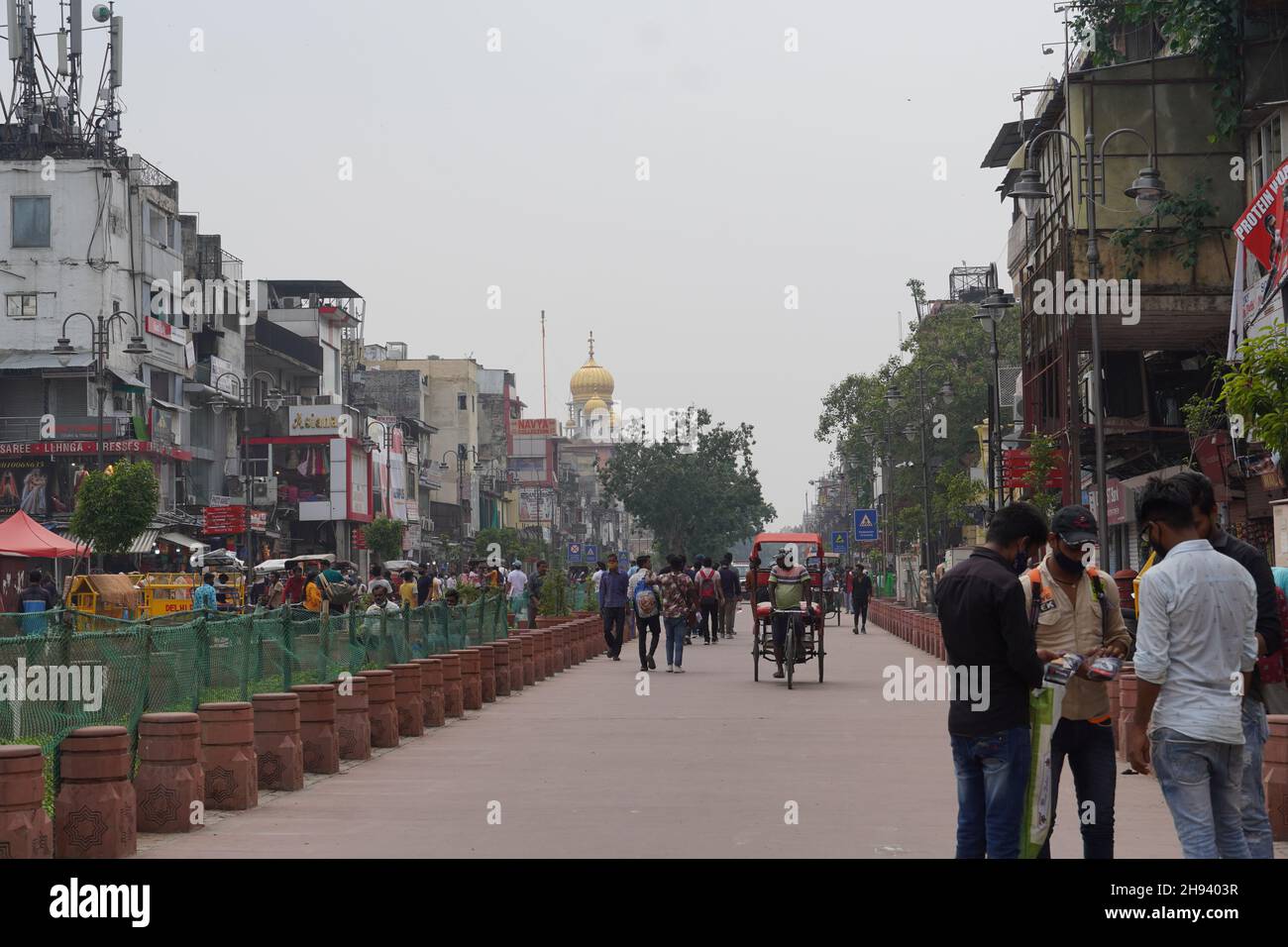 chandni chowk Market delhi Bilder Stockfoto