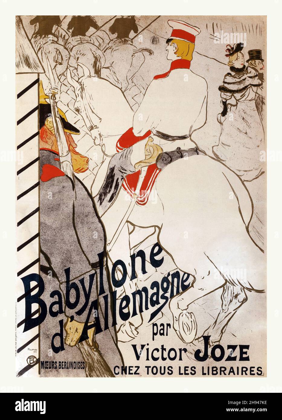 Henri de Toulouse-Lautrec (Französisch, 1864-1901). Babylone d'Allemagne, 1894 Stockfoto