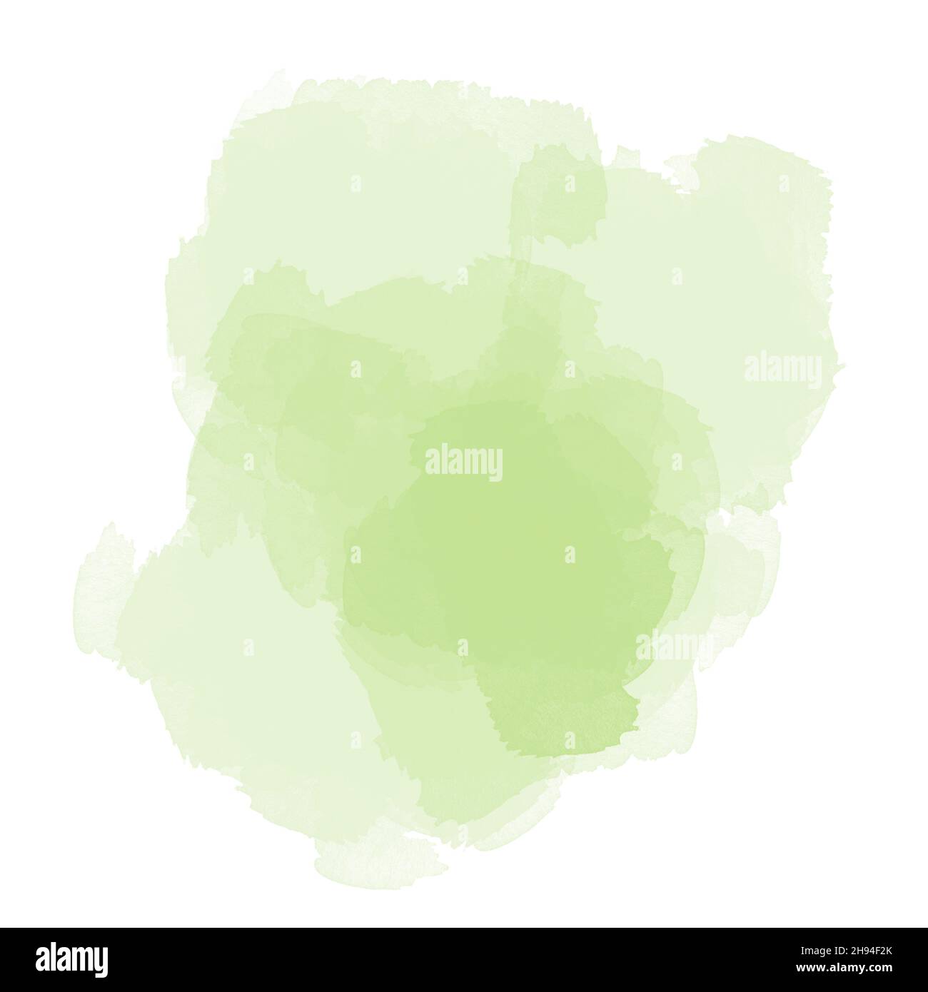 Grün transparent Aquarell Hintergrund Muster Stockfoto