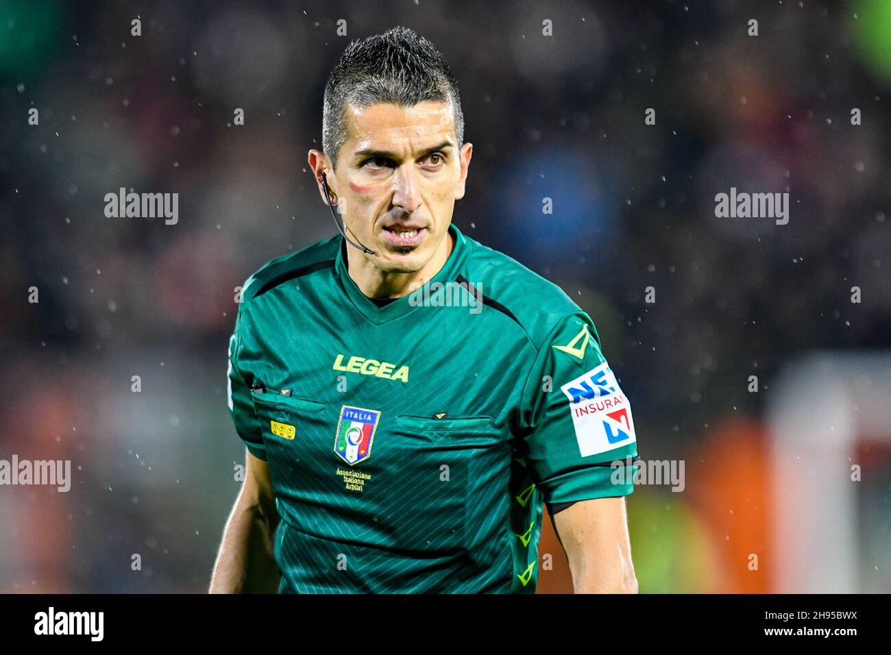 Der Schiedsrichter des Spiels Livio Marinelli, sez. Von Tivoli während Venezia FC gegen Inter - FC Internazionale, italienische Fußballserie A Spiel in Venedig, Italien, November 27 2021 Stockfoto