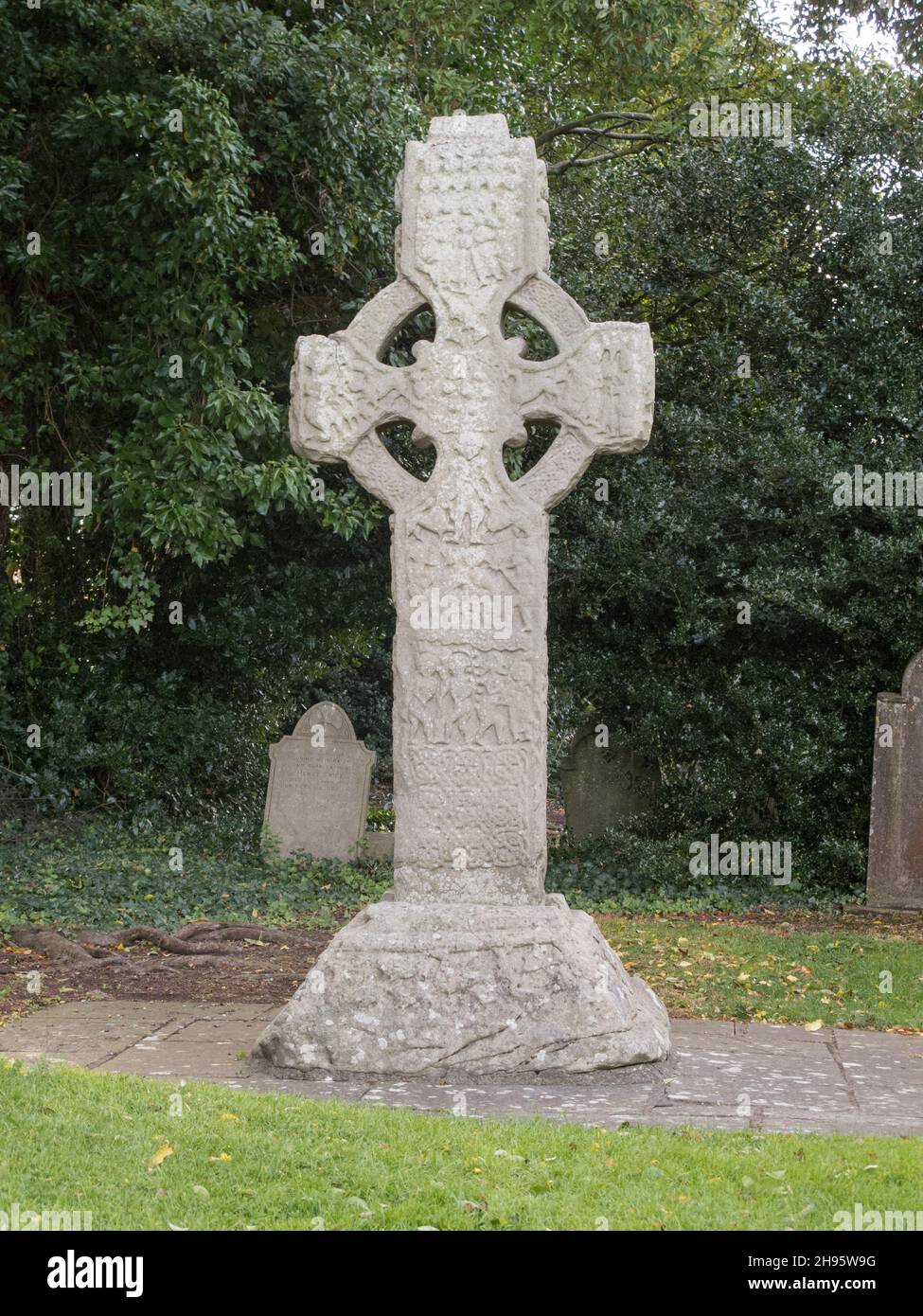 Keltisches Kreuz in Kells County Meath Irland Stockfoto