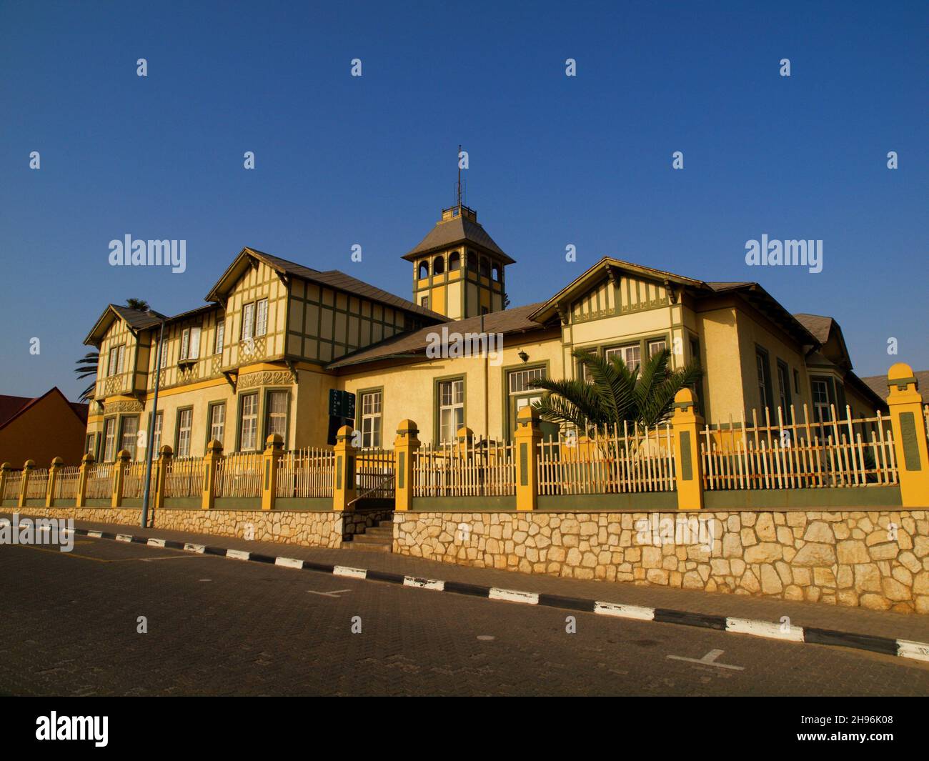 Woermann-Haus in Swakopmund Stockfoto