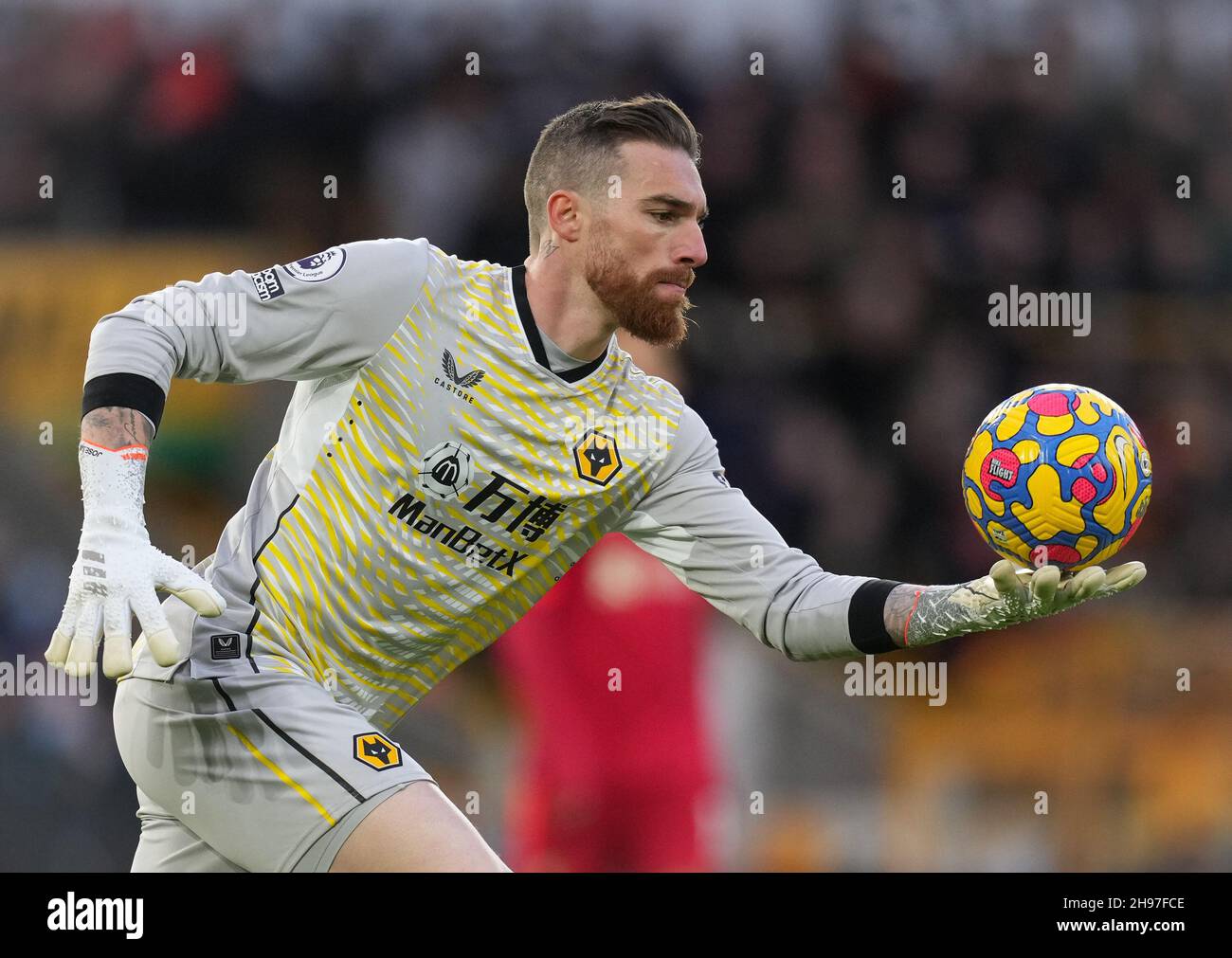 Wolverhampton, Großbritannien. 04th Dez 2021. Torwart Jose Sa von Wolves beim Premier League-Spiel zwischen Wolverhampton Wanderers und Liverpool am 4. Dezember 2021 in Molineux, Wolverhampton, England. Foto von Andy Rowland. Quelle: Prime Media Images/Alamy Live News Stockfoto