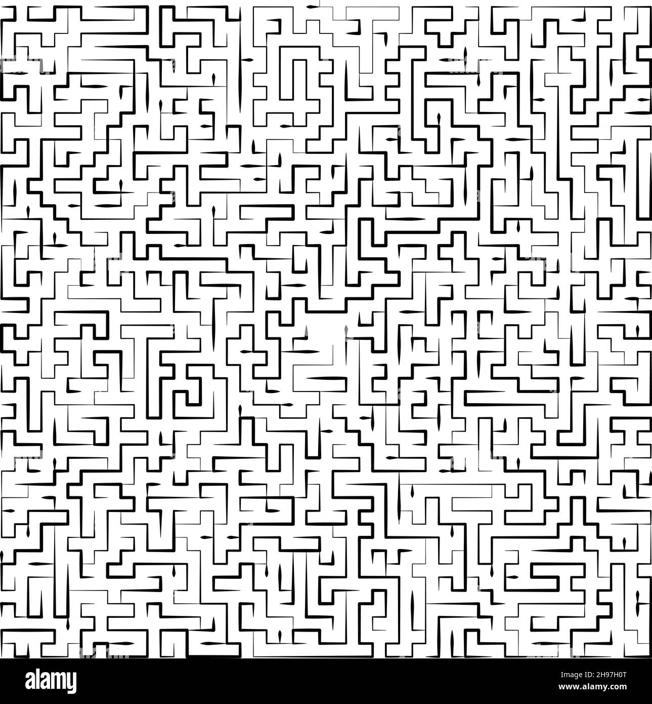 Vektor Labyrinth Hintergrund, Labyrinth Illustration isoliert auf weißem Hintergrund Stock Vektor