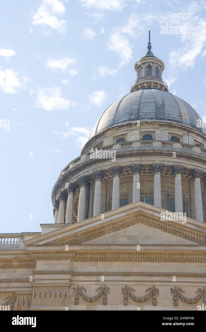 Das Pantheon in Paris Frankreich Stockfoto