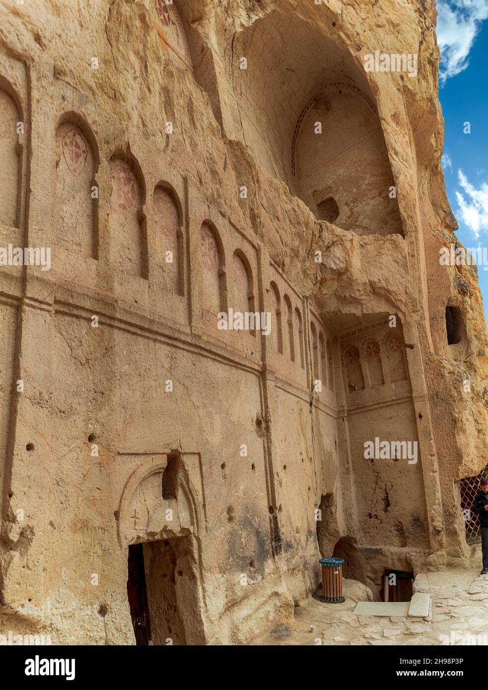 Goreme, Freilichtmuseum, das UNESCO-Weltkulturerbe in der Türkei ist Stockfoto