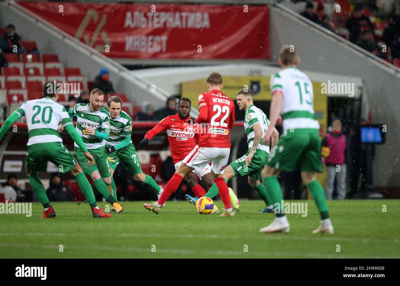 MOSKAU, RUSSLAND, 4. DEZEMBER 2021. Die Russische Premier League 2021/