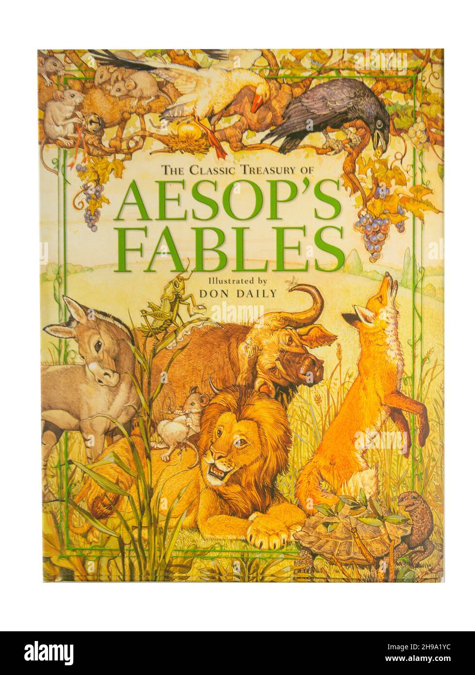 Aesops Fables-Buch, Greater London, England, Vereinigtes Königreich Stockfoto