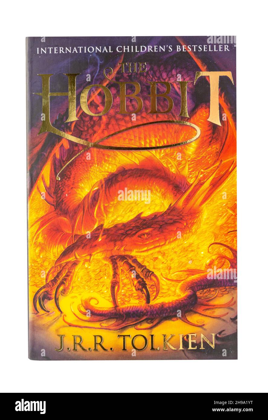 Das Hobbit-Buch von J.R.R.Tolkien, Greater London, England, Vereinigtes Königreich Stockfoto