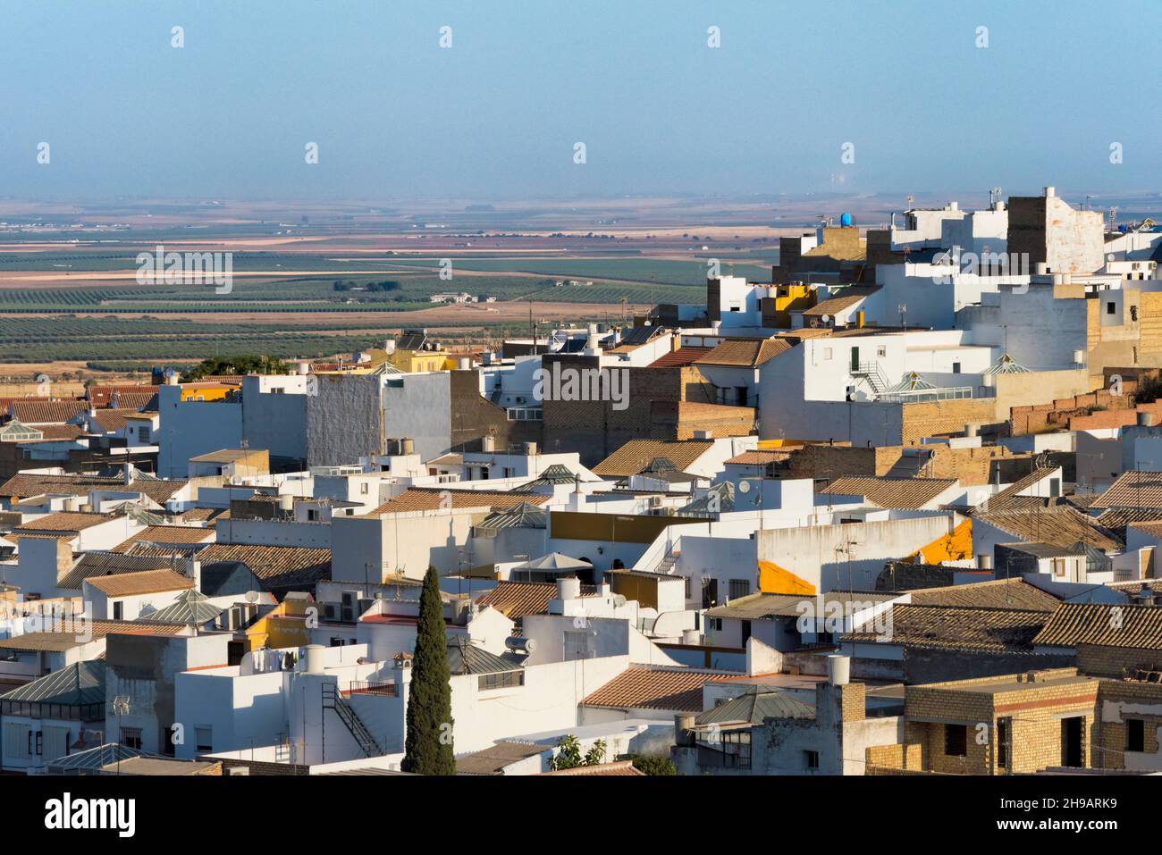 Stadtbild von Osuna, Provinz Sevilla, Autonome Gemeinschaft Andalusien, Spanien Stockfoto