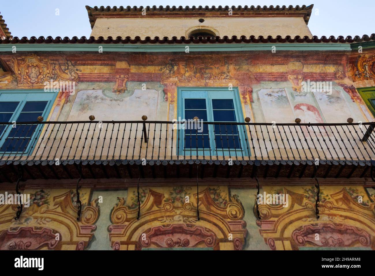 Palacio de los Marqueses de Peñaflor, Ecija, Provinz Sevilla, Autonome Gemeinschaft Andalusien, Spanien Stockfoto