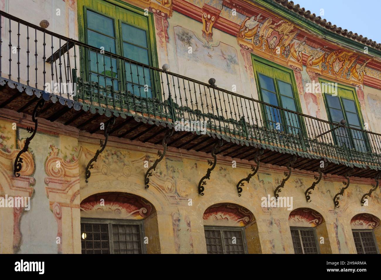 Palacio de los Marqueses de Peñaflor, Ecija, Provinz Sevilla, Autonome Gemeinschaft Andalusien, Spanien Stockfoto