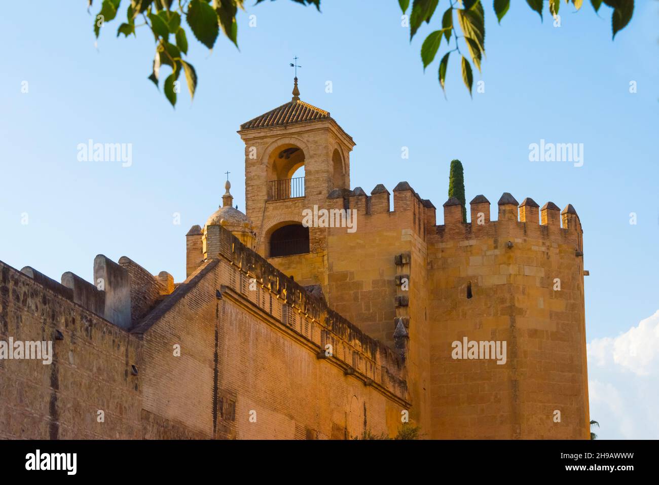 Alcazar de los Reyes Cristianos (Burg der christlichen Könige), auch bekannt als Alcazar von Cordoba, Provinz Cordoba, Spanien Stockfoto