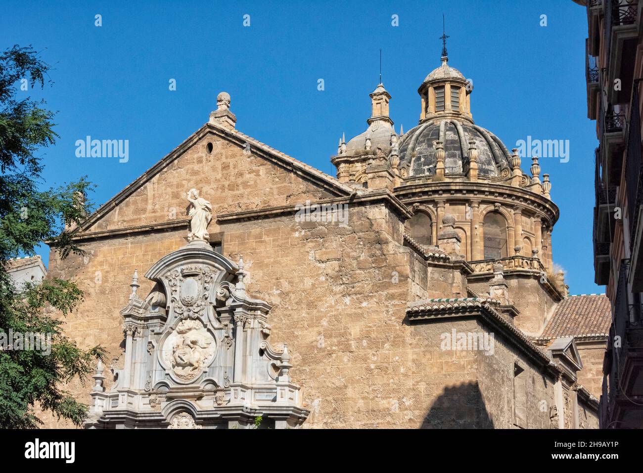 Parroquia de Santos Justo y Pastor (Pfarrei der Heiligen Justo und Pastor), Granada, Provinz Granada, Autonome Gemeinschaft Andalusien, Spanien Stockfoto