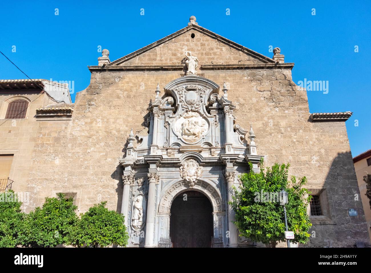 Parroquia de Santos Justo y Pastor (Pfarrei der Heiligen Justo und Pastor), Granada, Provinz Granada, Autonome Gemeinschaft Andalusien, Spanien Stockfoto