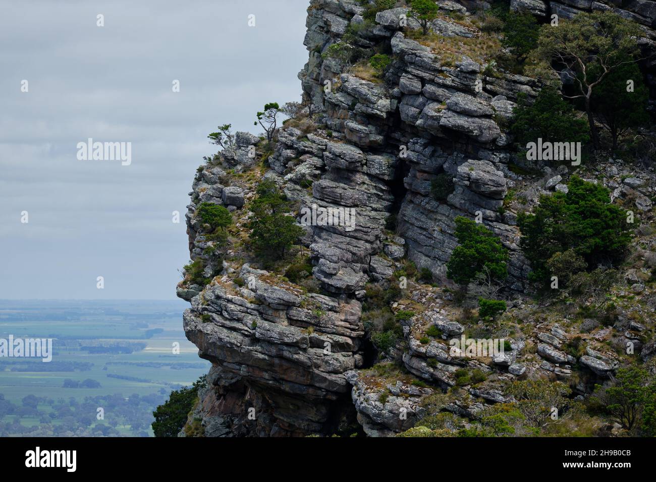 Hoch Über Den Ebenen Stockfoto
