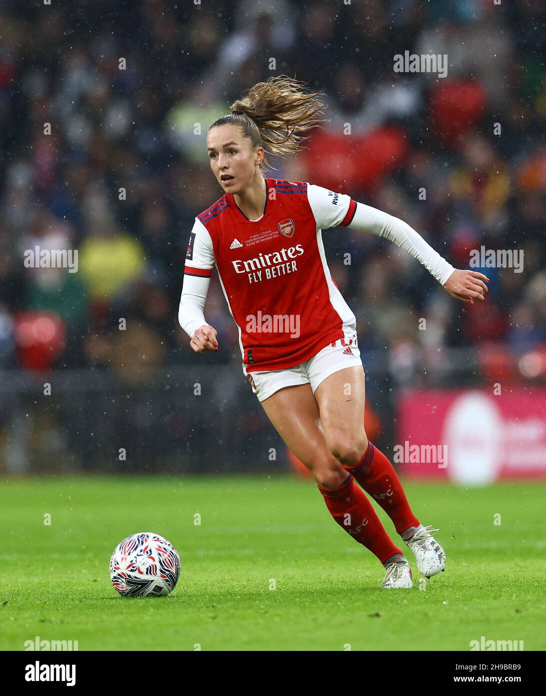 London, England, 5th. Dezember 2021. Jennifer Beattie von Arsenal während des FA-Cup-Spiels der Frauen im Wembley Stadium, London. Bildnachweis sollte lauten: David Klein / Sportimage Kredit: Sportimage/Alamy Live News Stockfoto