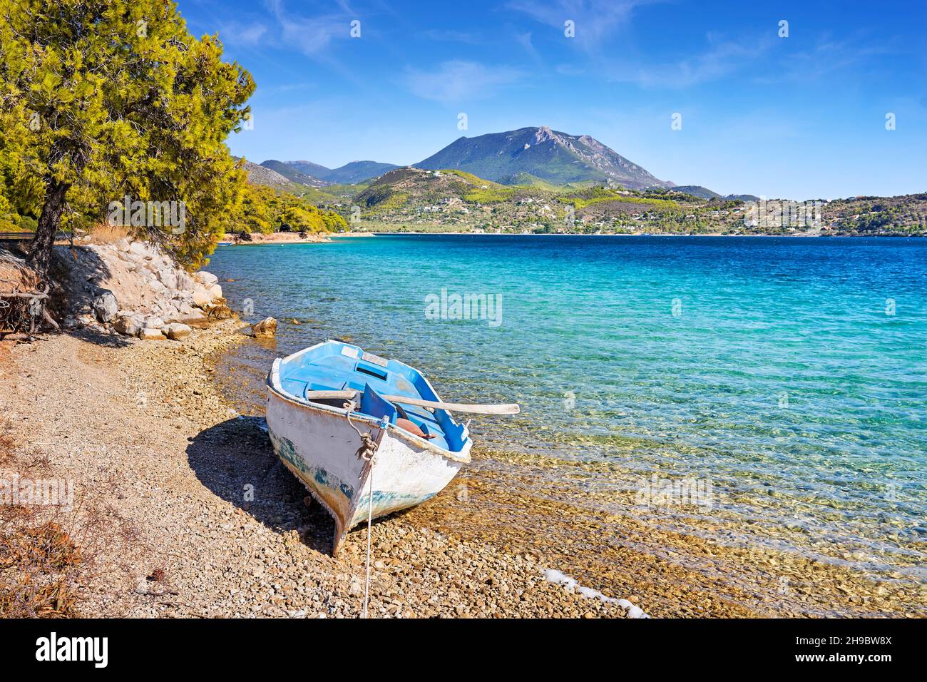 Heraion Lake, Loutraki, Peloponnes, Griechenland Stockfoto