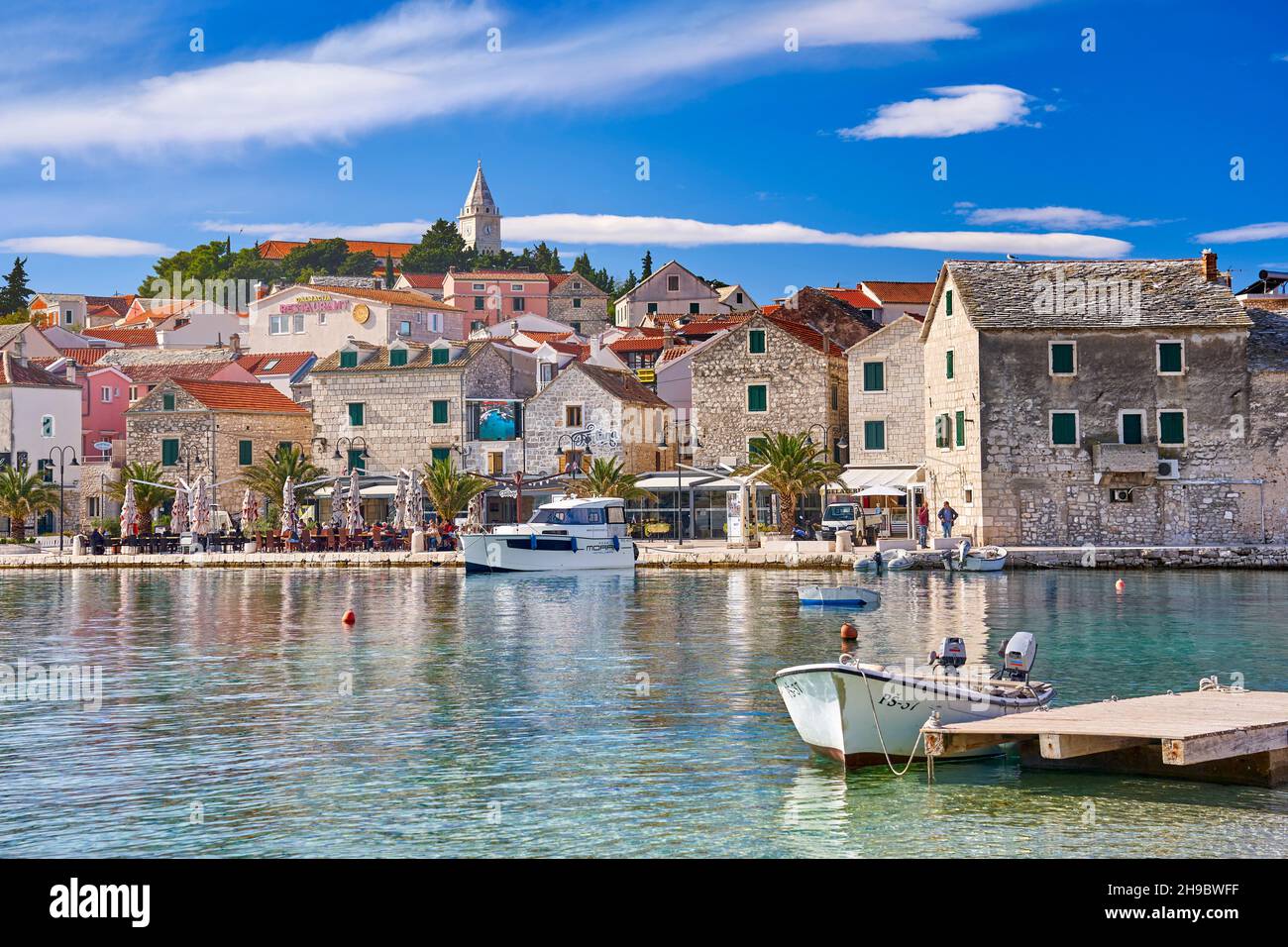 Primosten, Dalmatien, Kroatien Stockfoto