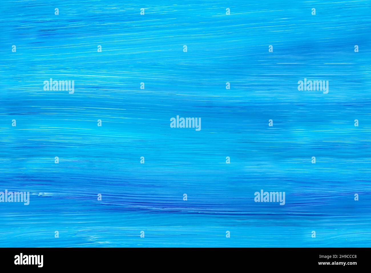 Abstrakte Wellen und himmelblauen Hintergrund Aquarell nahtlose Muster Stockfoto