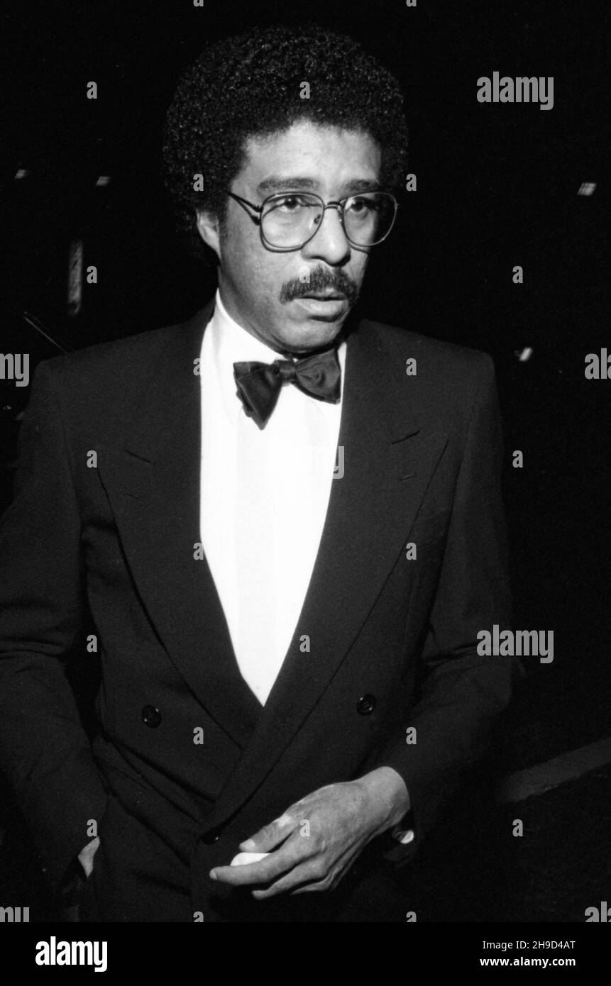 Richard Pryor am 5. November 1981 im City of Hope Annual Stag Roast zu Ehren von Pat McCormick im Beverly Hilton Hotel. Quelle: Ralph Dominguez/MediaPunch Stockfoto