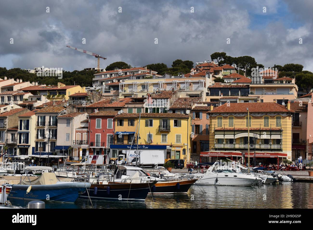 Cassis Harbour, Südfrankreich Stockfoto