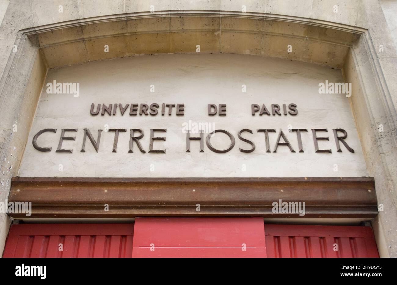 Universite de Paris Centre Hostater in Paris Frankreich Stockfoto