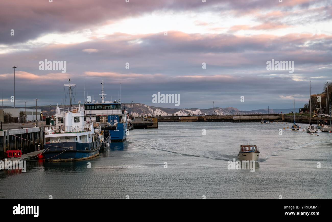 Weymouth Hafen Stockfoto