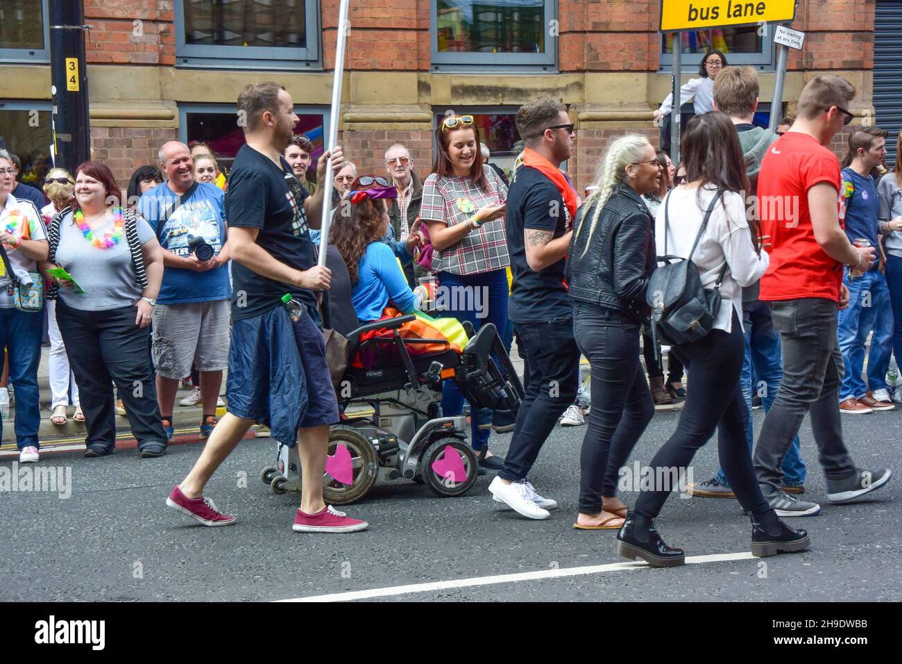 Manchester Gay Pride 2015 Stockfoto