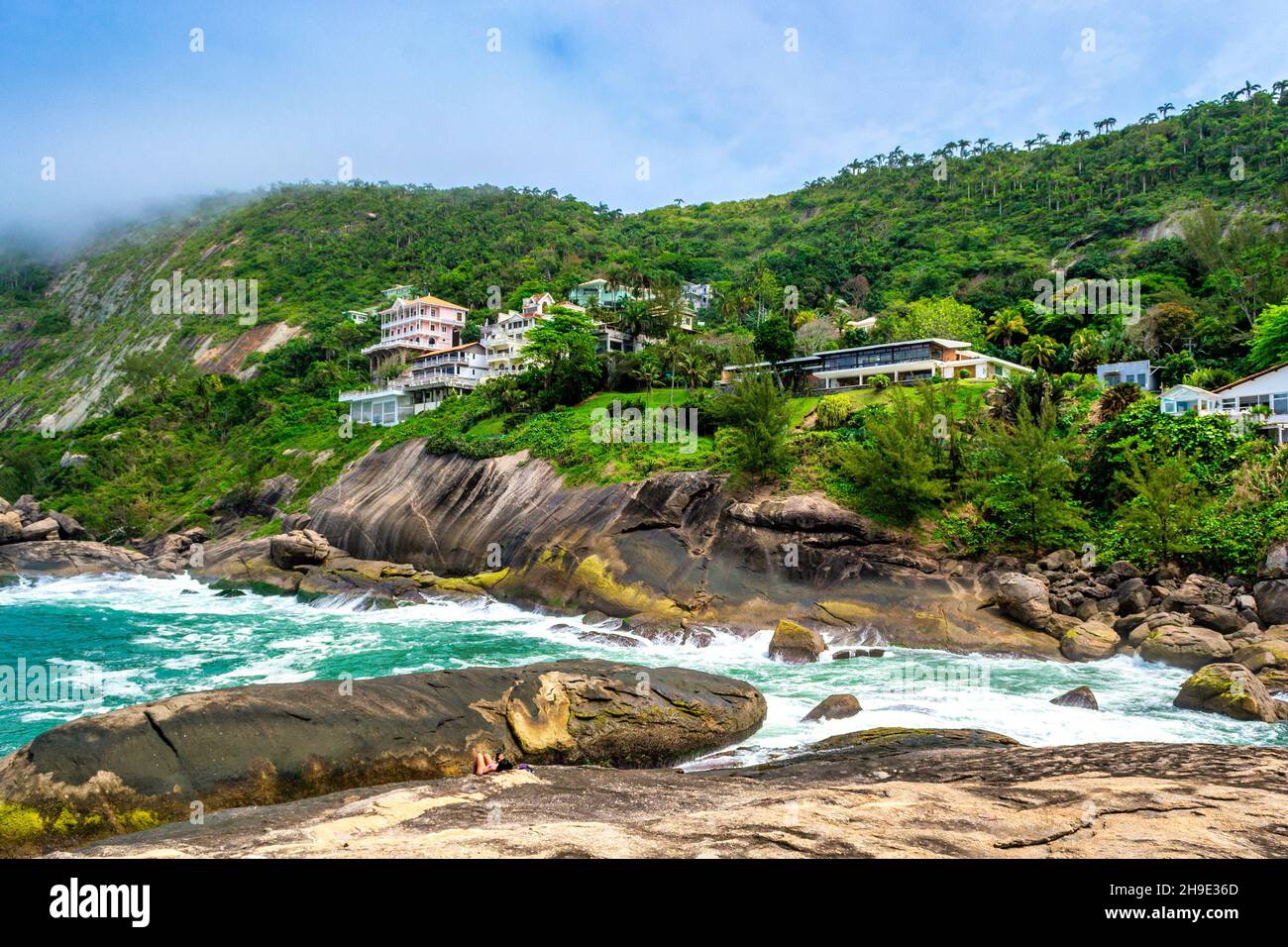 Brazil Beach tagsüber Stockfoto