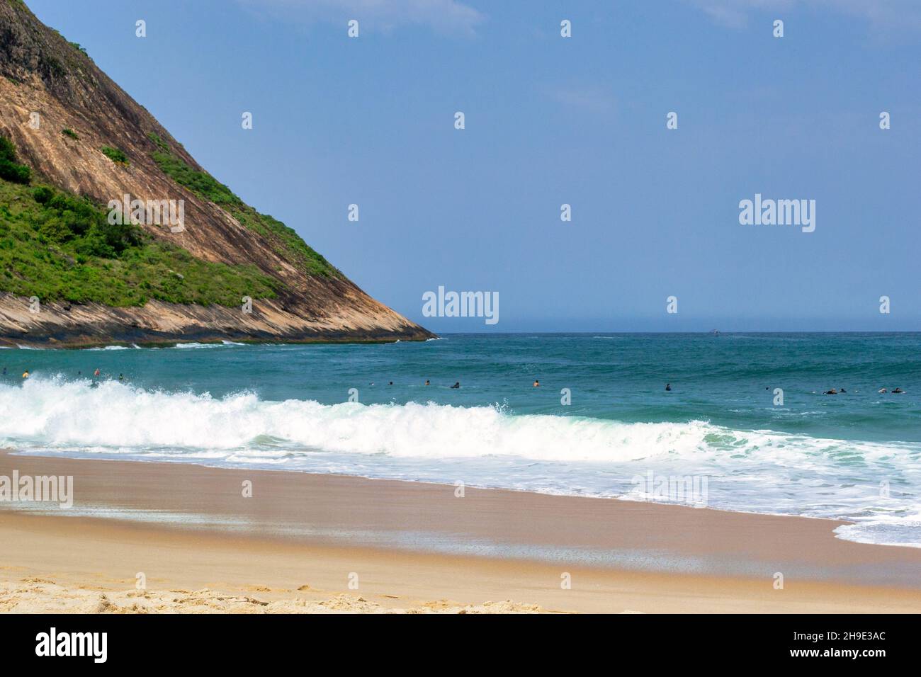 Brazil Beach tagsüber Stockfoto