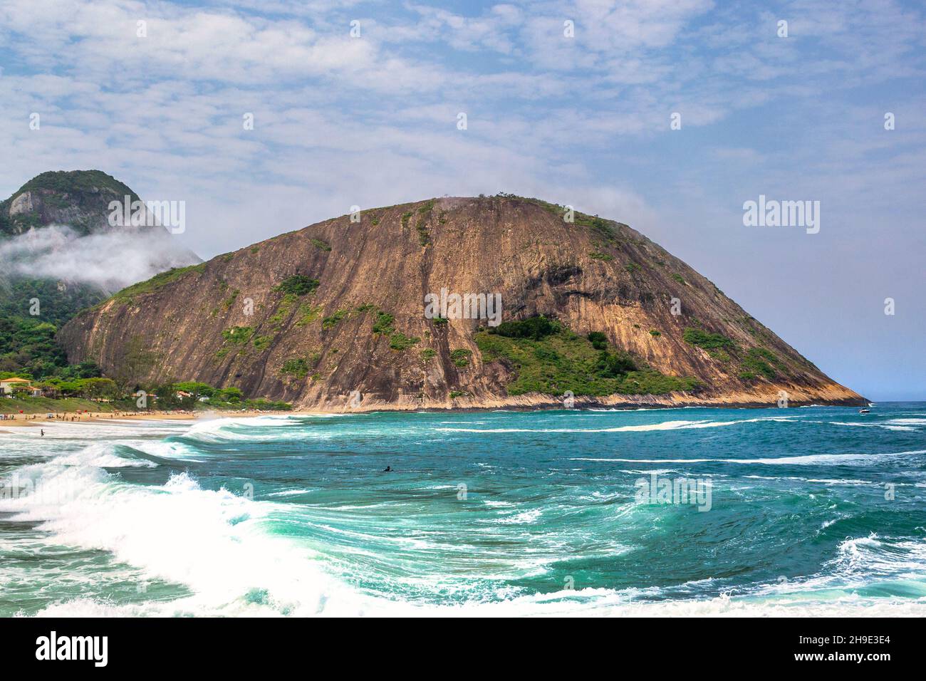 Brazil Beach tagsüber Stockfoto