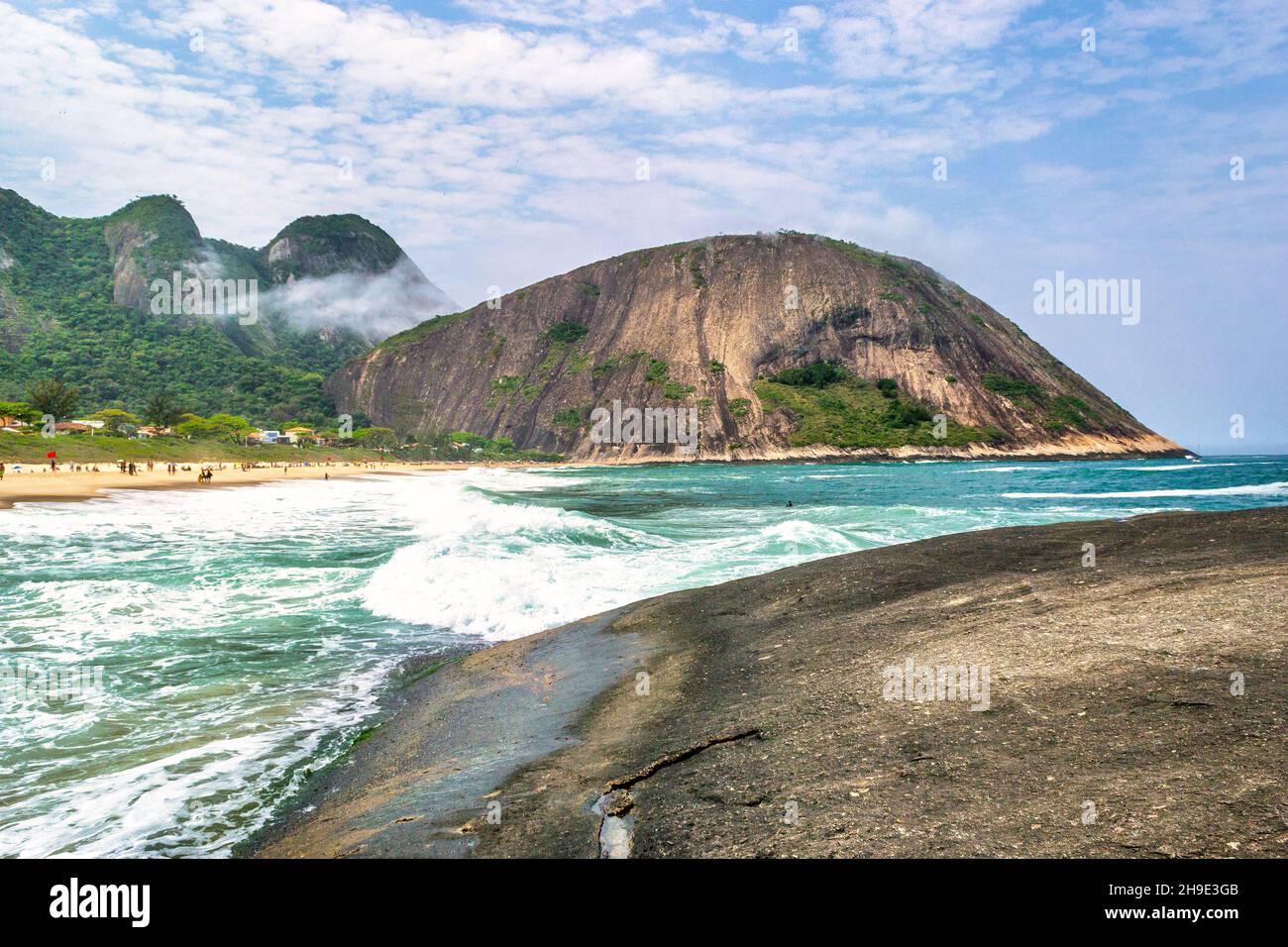 Brazil Beach tagsüber Stockfoto