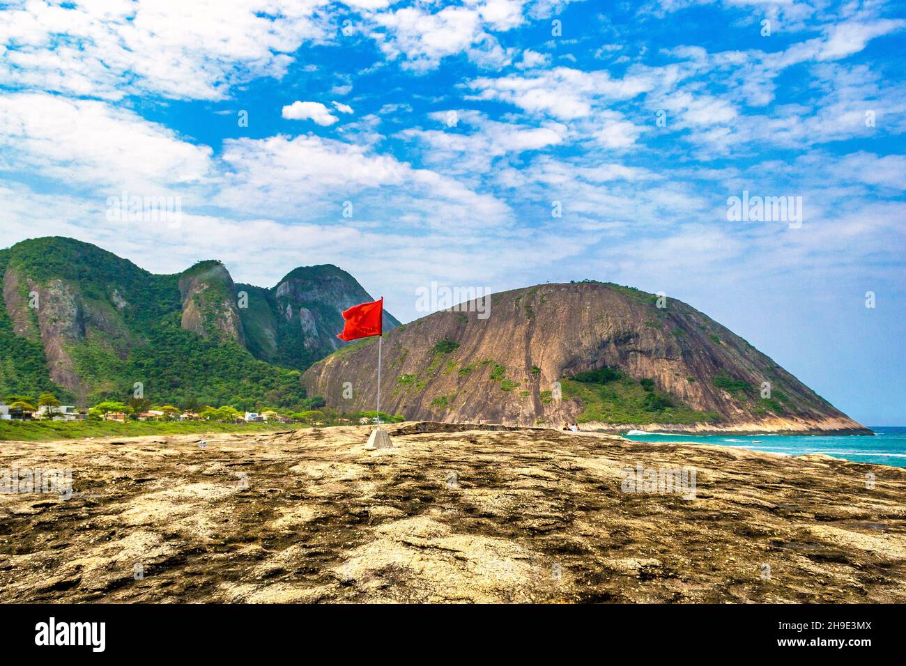 Brazil Beach tagsüber Stockfoto