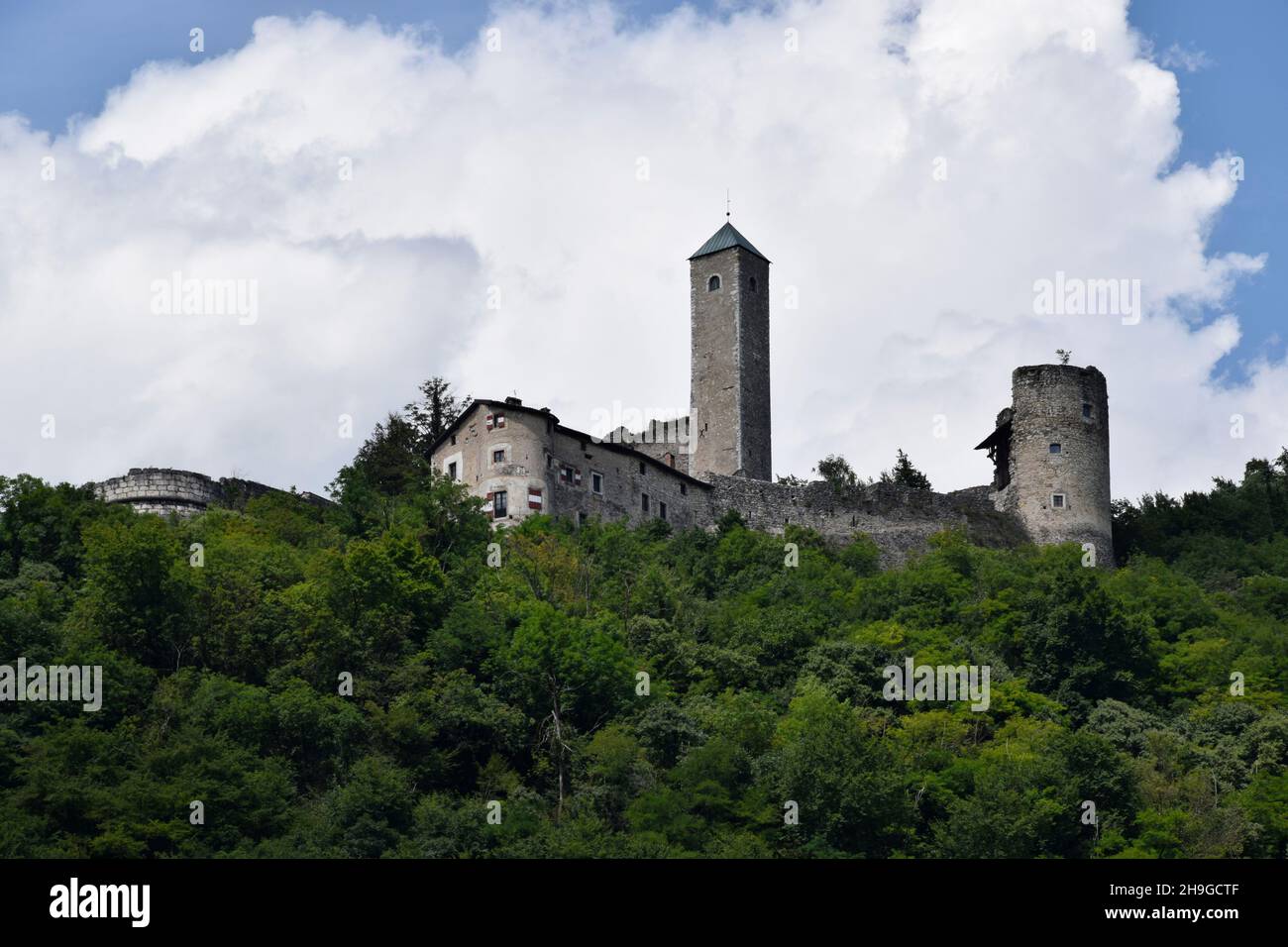 Bilder eines Tals in Trentino-Südtirol, Norditalien Stockfoto