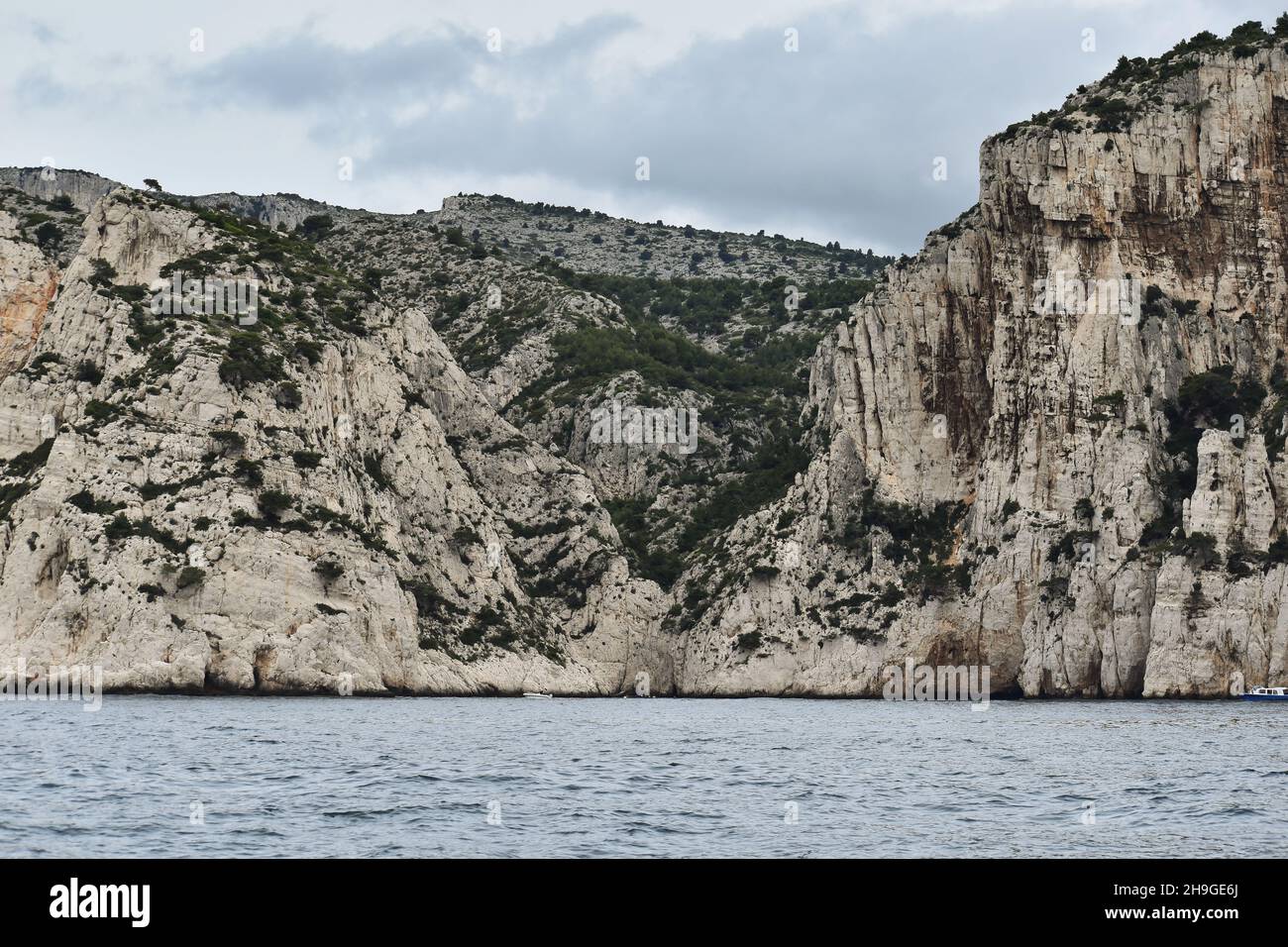 Calanques, zwischen Marseille und Cassis, Südfrankreich Stockfoto