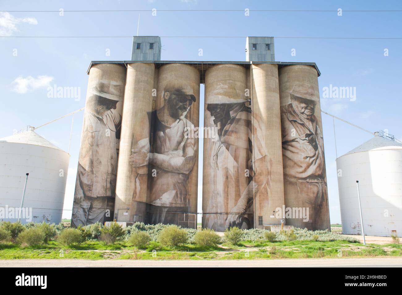 Brim Silo, Teil des Victoria Silo Art Trail in der Region Wimmera