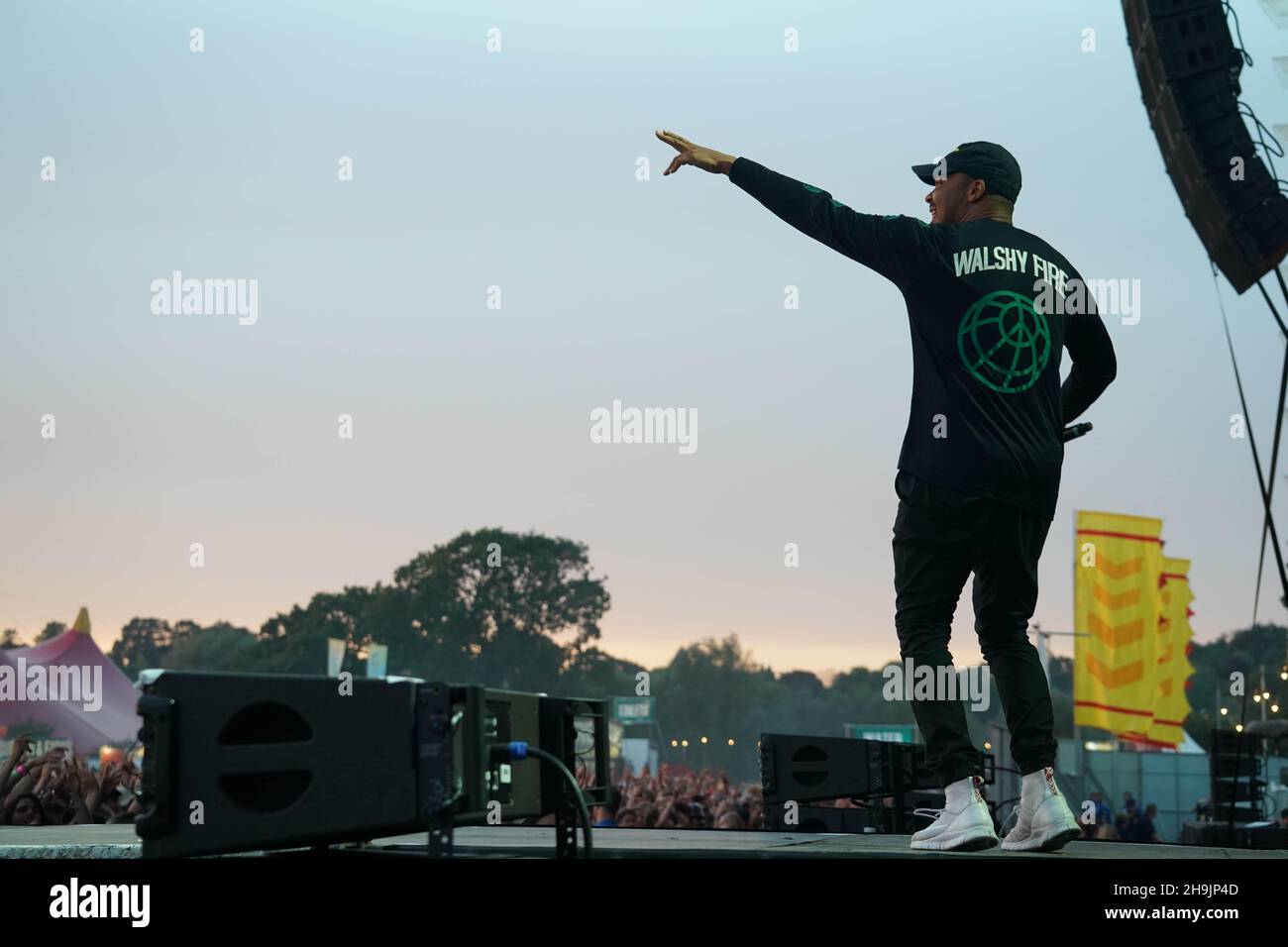 Major Lazer spielt live auf der Hauptbühne am 2. Tag des 2017. Reading Festivals. Fototermin: Samstag, 26. August 2017. Bildnachweis sollte lauten: Richard Gray/EMPICS Entertainment Stockfoto