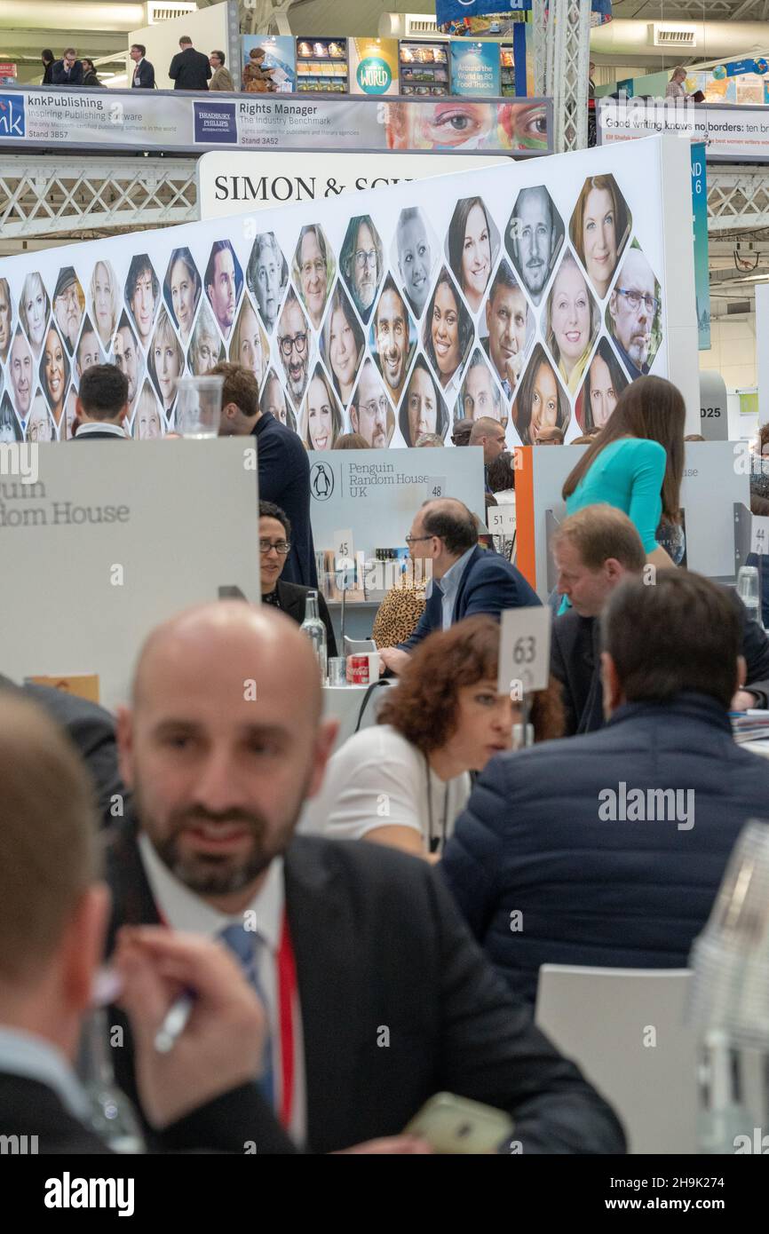 Die Londoner Buchmesse im Olympia in London. Fototermin: Dienstag, 12. März 2019. Bildnachweis sollte lauten: Richard Gray/EMPICS Stockfoto