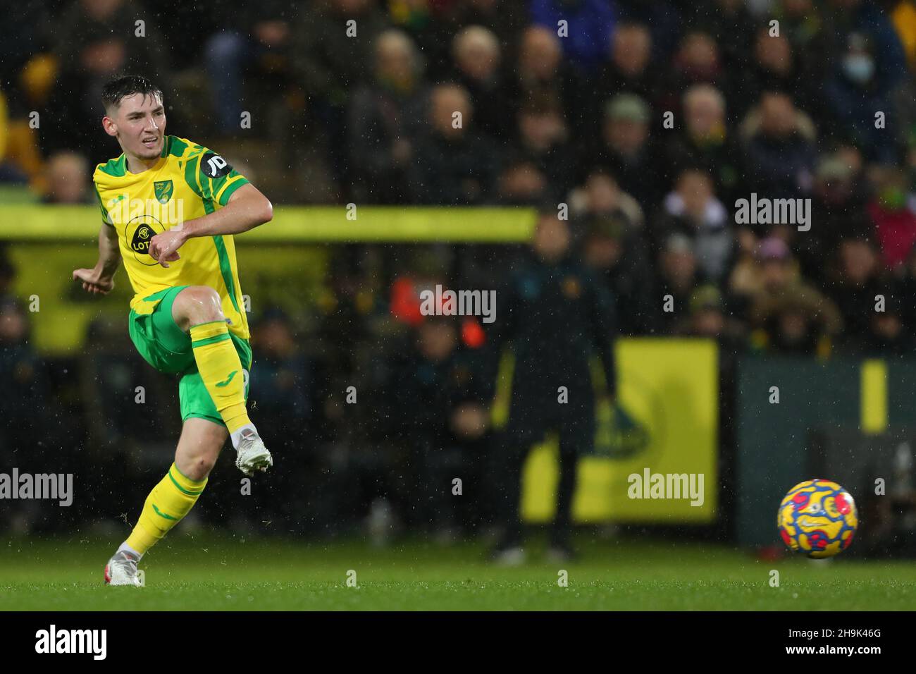 Billy Gilmour von Norwich City - Norwich City / Wolverhampton Wanderers, Premier League, Carrow Road, Norwich, Großbritannien - 27th. November 2021 nur zur redaktionellen Verwendung – es gelten die Einschränkungen von DataCo Stockfoto