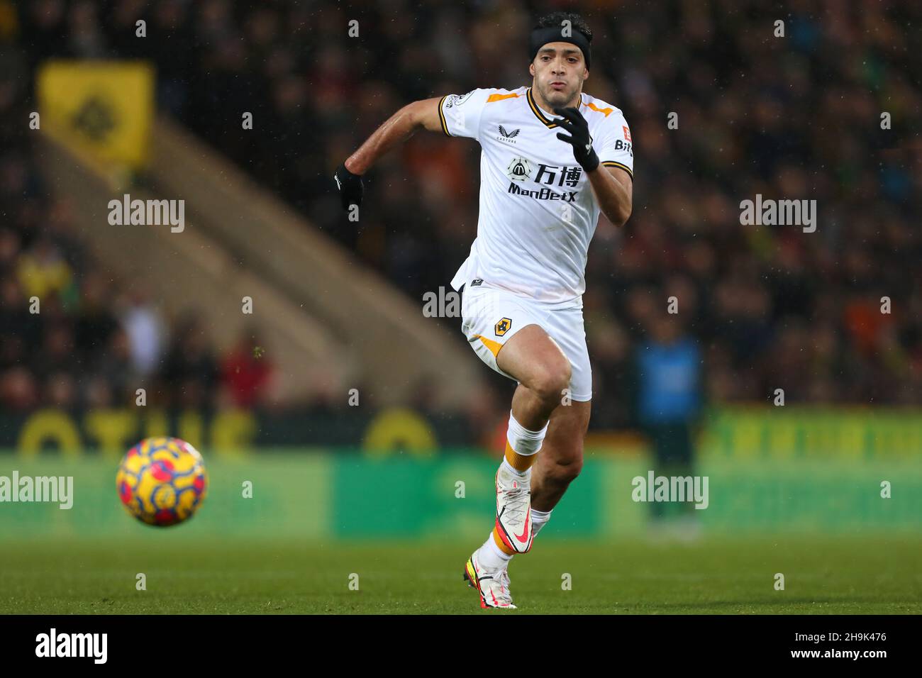 Raul Jimenez von Wolverhampton Wanderers - Norwich City / Wolverhampton Wanderers, Premier League, Carrow Road, Norwich, UK - 27th. November 2021 nur zur redaktionellen Verwendung - es gelten die Einschränkungen für DataCo Stockfoto