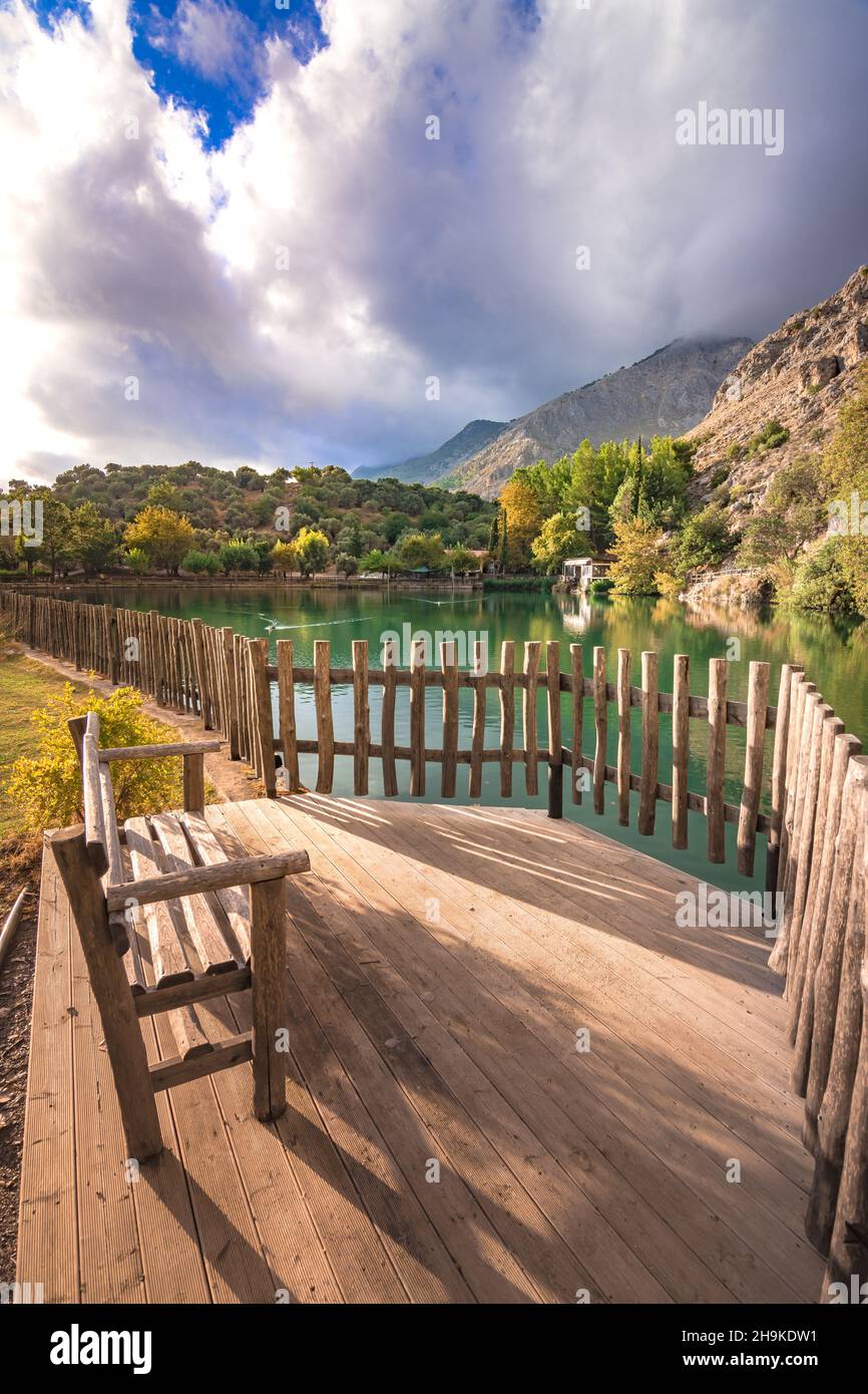 Zarosee im Frühjahr, auf Crete, Griechenland. Stockfoto