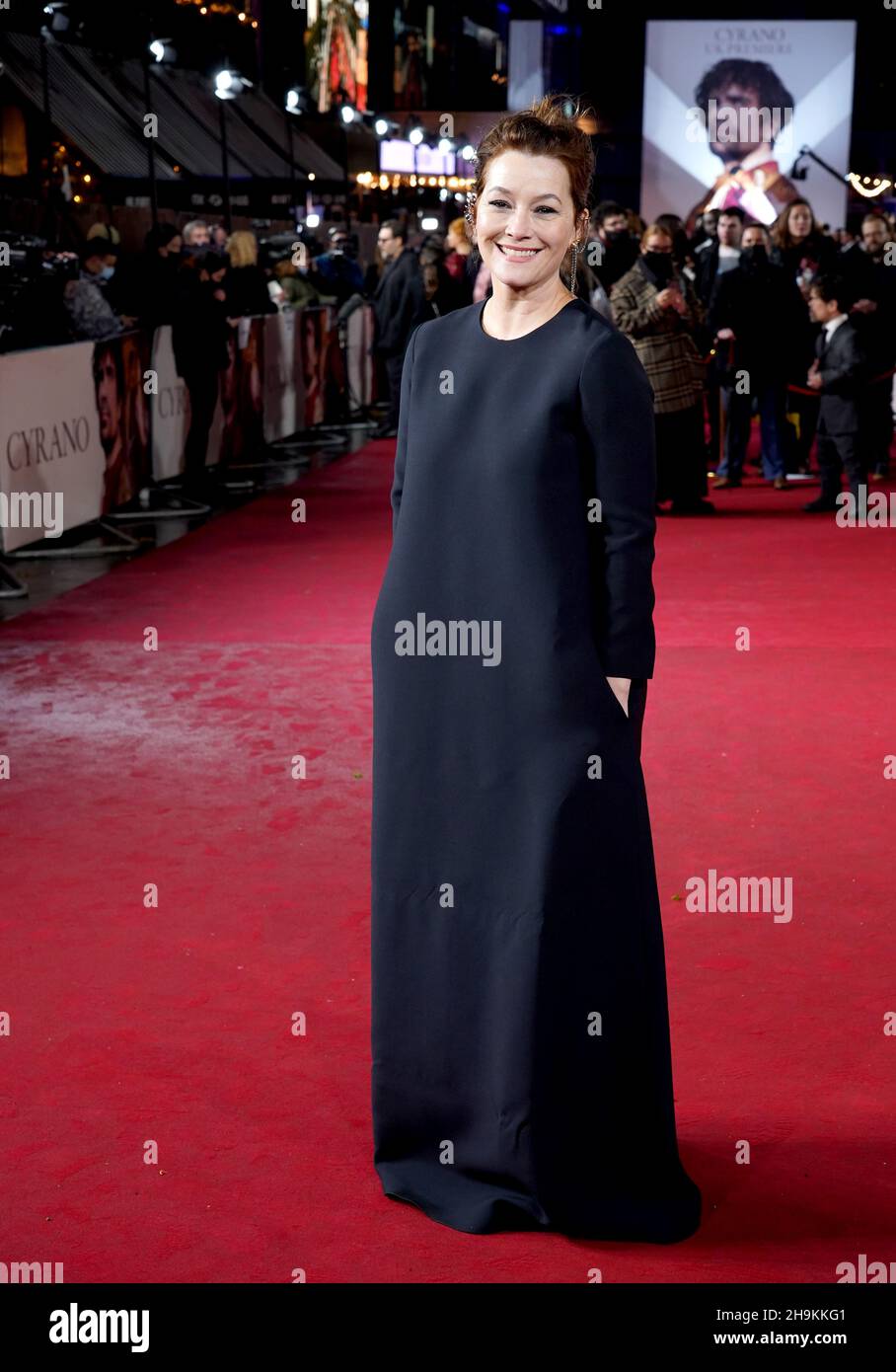 Erica Schmidt bei der britischen Premiere von Cyrano, im Odeon Luxe, Leicester Square, London. Bilddatum: Dienstag, 7. Dezember 2021. Stockfoto