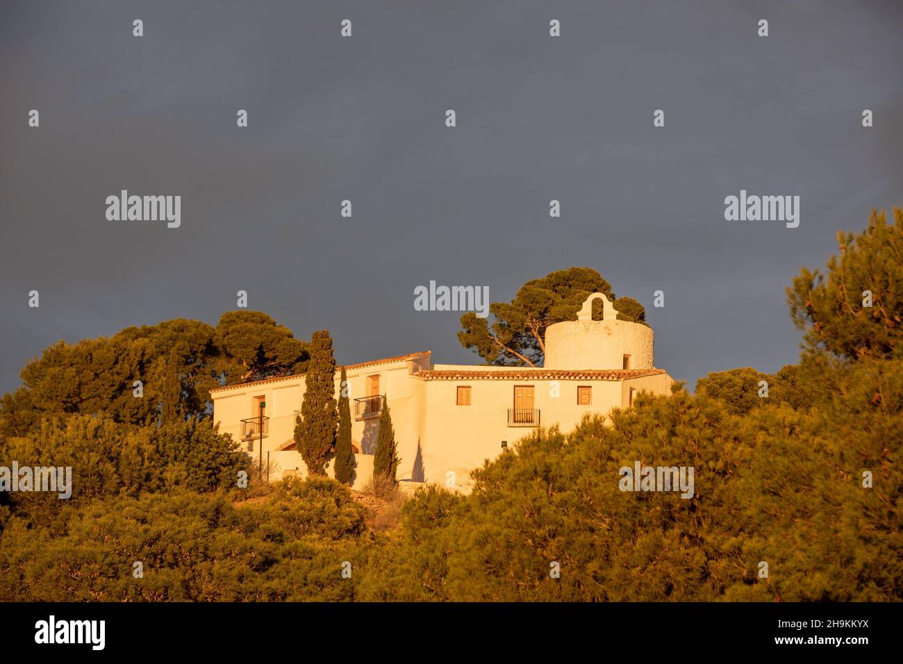 Ruinen der Eremitage der Magdalena, Ermitorio de la Magdalena, Castelló de la Plana, Spanien Stockfoto