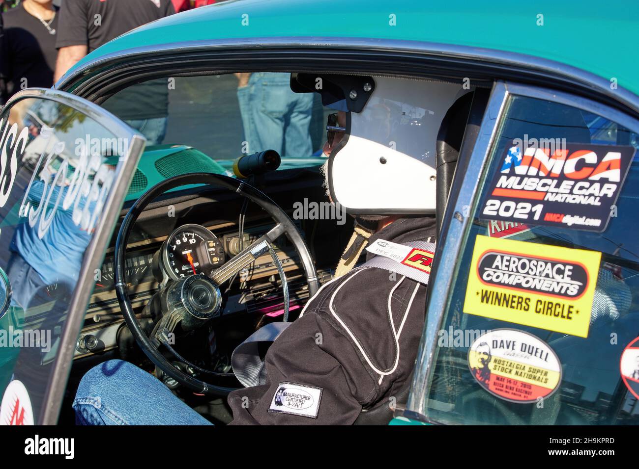 50th jährliche Snowbird Outlaw Nationals. Pro Mod Shootout, Pro275, X275, Outlaw 632, Ultra Street, LDR. Ziehen Sie Rennwagen. Stockfoto