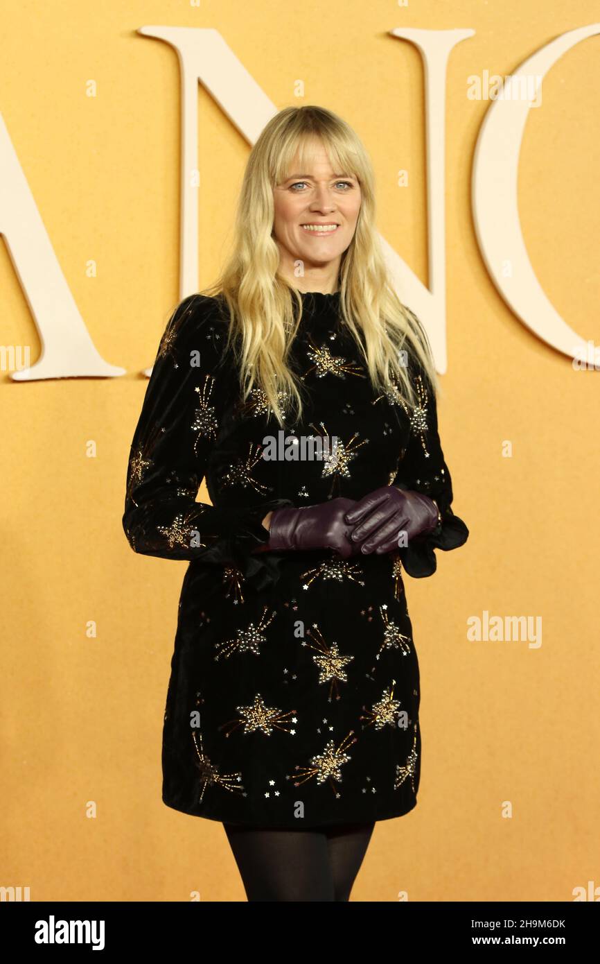 Edith Bowman, Cyrano - UK Film Premiere, Leicester Square, London, UK, 07. Dezember 2021, Foto von Richard Goldschmidt Stockfoto