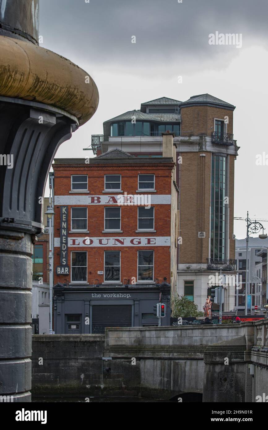 Dublin während der Pandemie, Dublin durch die Linse, Wandern in Dublin, Stadtfotografie, Straßenfotografie, Dublin, Irland Stockfoto